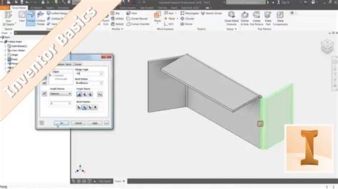 inventor sheet metal tutorial|edit sheet metal rule inventor.